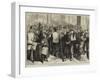 Politicians Discussing Affairs on the Boulevard Montmartre, Paris-Frederick Barnard-Framed Giclee Print
