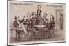 Politicians Enjoying Drinks around the Table-American School-Mounted Giclee Print