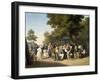 Politicians in the Tuileries Gardens, Paris, 1832-Louis-Léopold Boilly-Framed Giclee Print