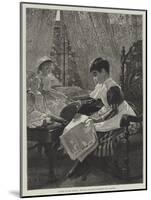 Politics in the Nursery, the Mp's Daughter Addressing the Electors-Alexander M. Rossi-Mounted Giclee Print