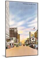 Polk Street, Amarillo, Texas-null-Mounted Art Print