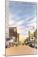 Polk Street, Amarillo, Texas-null-Mounted Art Print