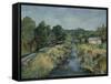 Polk Street Creek-Brooke Borcherding-Framed Stretched Canvas