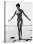 Polka Dot Bikini 1950s-null-Stretched Canvas
