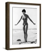 Polka Dot Bikini 1950s-null-Framed Photographic Print