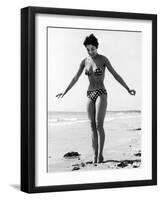 Polka Dot Bikini 1950s-null-Framed Photographic Print