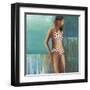 Polka Dot Bikini-Terri Burris-Framed Art Print