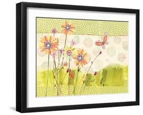Polka Dot Butterfly1-Robbin Rawlings-Framed Art Print