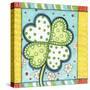 Polka Dot Clover-Valarie Wade-Stretched Canvas