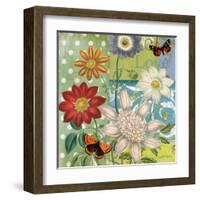 Polka Dot Daisy-Walter Robertson-Framed Art Print