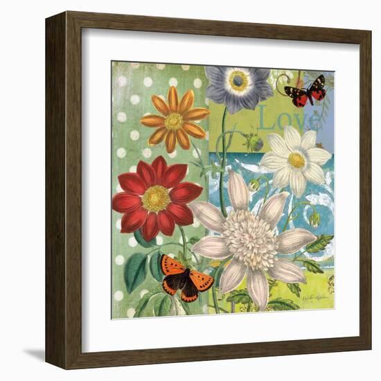 Polka Dot Daisy-Walter Robertson-Framed Art Print