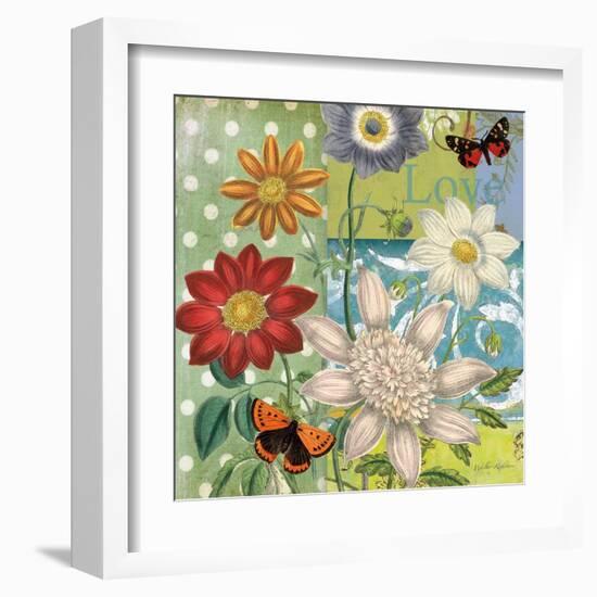 Polka Dot Daisy-Walter Robertson-Framed Art Print