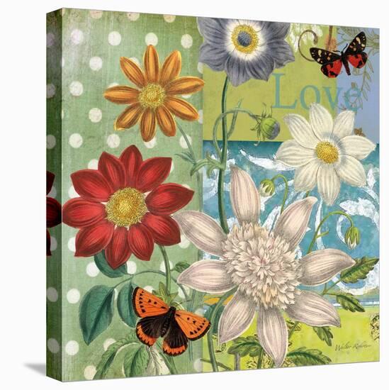 Polka Dot Daisy-Walter Robertson-Stretched Canvas