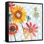 Polka Dot Delight - Daisy-Robbin Rawlings-Framed Stretched Canvas