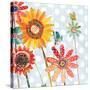 Polka Dot Delight - Daisy-Robbin Rawlings-Stretched Canvas