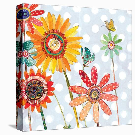 Polka Dot Delight - Daisy-Robbin Rawlings-Stretched Canvas