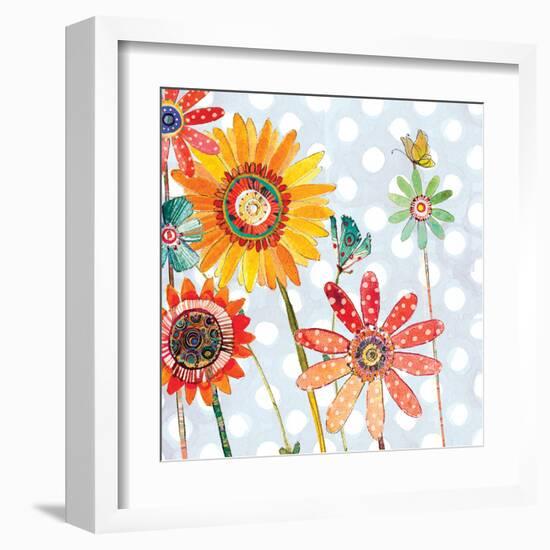 Polka Dot Delight - Daisy-Robbin Rawlings-Framed Art Print