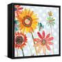 Polka Dot Delight - Daisy-Robbin Rawlings-Framed Stretched Canvas