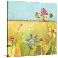 Polka Dot Delight-House-Robbin Rawlings-Stretched Canvas