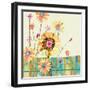 Polka Dot Delight-Meadow-Robbin Rawlings-Framed Art Print