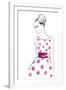 Polka Dot Dress-Johanna Fernihough-Framed Giclee Print