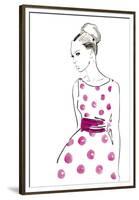 Polka Dot Dress-Johanna Fernihough-Framed Giclee Print