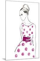 Polka Dot Dress-Johanna Fernihough-Mounted Giclee Print