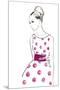 Polka Dot Dress-Johanna Fernihough-Mounted Giclee Print