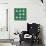 Polka Dot Emerald-Tom Grijalva-Stretched Canvas displayed on a wall