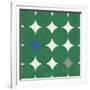 Polka Dot Emerald-Tom Grijalva-Framed Art Print