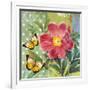 Polka Dot Peony-Walter Robertson-Framed Art Print