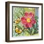 Polka Dot Peony-Walter Robertson-Framed Art Print