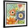 Polka Dot Poppy-Walter Robertson-Framed Art Print