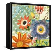 Polka Dot Poppy-Walter Robertson-Framed Stretched Canvas