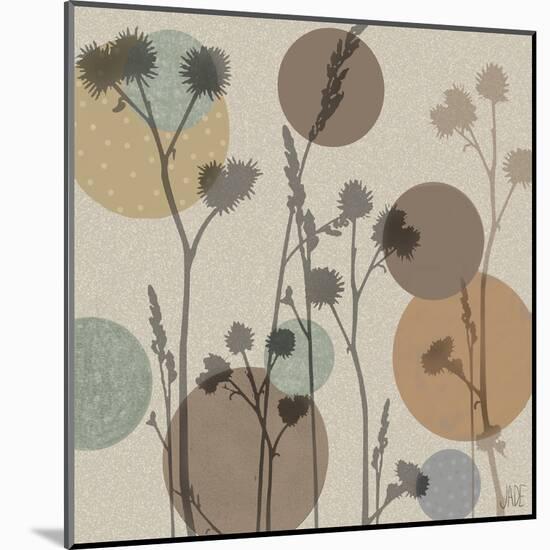 Polka-Dot Wildflowers I-Jade Reynolds-Mounted Art Print