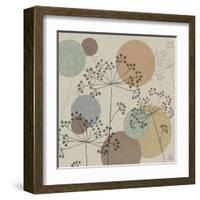 Polka-Dot Wildflowers II-Jade Reynolds-Framed Art Print