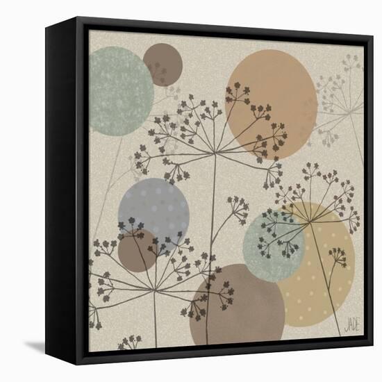 Polka-Dot Wildflowers II-Jade Reynolds-Framed Stretched Canvas