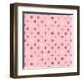 Polka Dots Color 10.Eps-IngaLinder-Framed Art Print