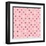 Polka Dots Color 10.Eps-IngaLinder-Framed Art Print