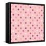 Polka Dots Color 10.Eps-IngaLinder-Framed Stretched Canvas