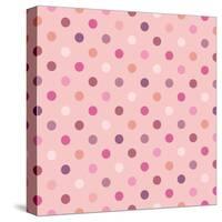 Polka Dots Color 10.Eps-IngaLinder-Stretched Canvas