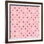 Polka Dots Color 10.Eps-IngaLinder-Framed Art Print