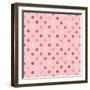 Polka Dots Color 10.Eps-IngaLinder-Framed Art Print