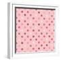 Polka Dots Color 10.Eps-IngaLinder-Framed Art Print