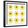 Polka Flowers III-James Guilliam-Framed Giclee Print