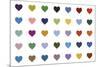 Polka Hearts-Gerry Baptist-Mounted Giclee Print