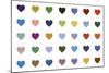 Polka Hearts-Gerry Baptist-Mounted Giclee Print