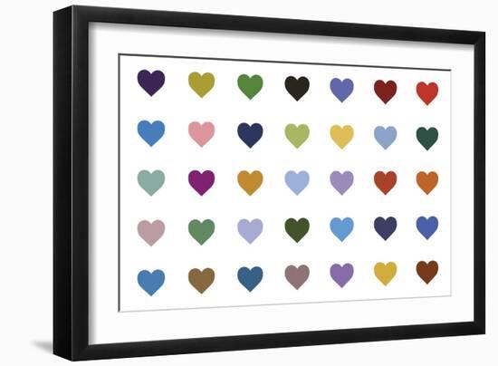 Polka Hearts-Gerry Baptist-Framed Giclee Print