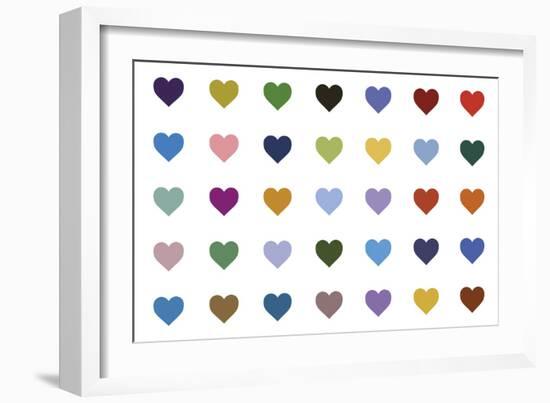 Polka Hearts-Gerry Baptist-Framed Giclee Print