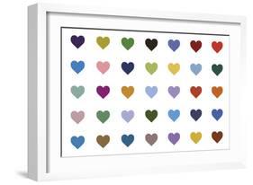 Polka Hearts-Gerry Baptist-Framed Giclee Print